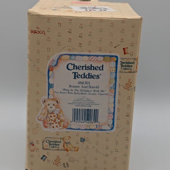 Cherished Teddies Bonnie and Harold "Ring in the Holidays With Me" (466301) 1998 - Picture 7 of 10